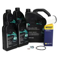 9L ORIGINAL AMG 0W40 Motor&ouml;l + HENGST &Ouml;lfilter f&uuml;r MERCEDES M276 M278 2761800009
