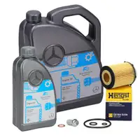 6L ORIGINAL 5W-40 for MB 229.5 Engine Oil + HENGST Oil Filter MERCEDES-BENZ M260 M264 M270 M274