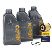 3L ORIGINAL 5W-40 f&uuml;r MB 229.5 Motor&ouml;l + HENGST &Ouml;lfilter SMART ForTwo 450 0.6 0.7 0.8 CDI
