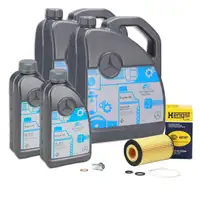 12L ORIGINAL 5W-30 MB 229.51 Motor&ouml;l + HENGST &Ouml;lfilter MERCEDES-A-/C-/E-/S-Klasse OM651