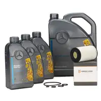 8L ORIGINAL Mercedes-Benz Motor&ouml;l 5W40 MB 229.5 + HIRSCHER &Ouml;lfilter 0001802609