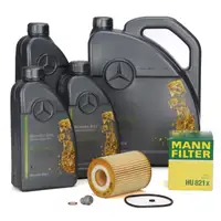 8L ORIGINAL 5W30 für MB 229.52 Motoröl + MANN Ölfilter MERCEDES W203 W204 W211 W212 OM642