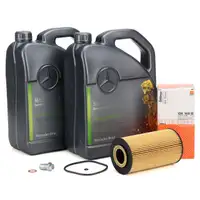 10L ORIGINAL 5W-30 MB 229.51 Engine Oil + MAHLE Oil Filter for MERCEDES W211, W463, W163, W220, OM628