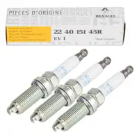 3x ORIGINAL Z&uuml;ndkerze f&uuml;r RENAULT Captur 2 Clio 5 1.0 TCe/LPG Twingo 3 0.9 TCe 224015145R