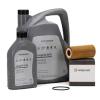 6L ORIGINAL 0W30 Motor&ouml;l + HIRSCHER &Ouml;lfilter f&uuml;r VW Golf 7 8 Passat B8 A3 A4 1.8/2.0 TSI