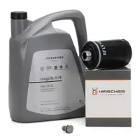 5L ORIGINAL 0W30 Motoröl + HIRSCHER Ölfilter für VW Golf 5 6 Passat Tiguan 1.8/2.0 TSI GTI