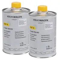 2L 2 Liter ORIGINAL AUDI SEAT SKODA VW Bremsflüssigkeit DOT 4 VW NORM 501 14 B000750M3