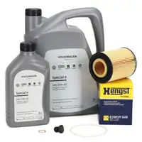 6L ORIGINAL 10W-40 Motor&ouml;l + HENGST &Ouml;lfilter f&uuml;r VW Golf 3 Passat B3/B4 Vento 2.8/2.9 VR6