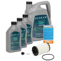 8L ORIGINAL 0W-20 Motor&ouml;l + PURFLUX &Ouml;lfilter f&uuml;r AUDI S4 RS4 B9 S5 RS5 F5 A6 C8 A7 A8 Q5
