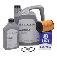 6L ORIGINAL 0W-30 Engine Oil + HENGST Oil Filter for VW Passat B7, Touareg 7P, Cayenne 3.6
