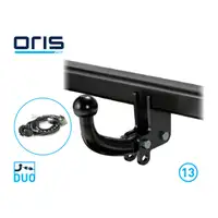 ORIS 300-951 Anh&auml;ngerkupplung AHK STARR + 13polig E-Satz f&uuml;r OPEL Astra K Sports Tourer