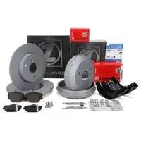 ZIMMERMANN Brake Discs + Pads + Drums + Shoes for SMART 450 452 (Front + Rear)