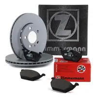 ZIMMERMANN Brake Discs + Pads for AUDI A1 8X, Ibiza, Fabia, VW Golf 4, Polo (Front)