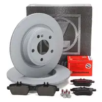 ZIMMERMANN Brake Discs + Pads for MERCEDES W176, W246, C117, X117, X156 (Rear)