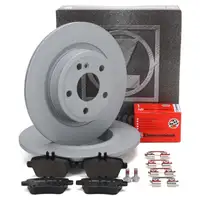 ZIMMERMANN Bremsscheiben + Bel&auml;ge f&uuml;r MERCEDES W176 W246 C117 X117 X156 hinten