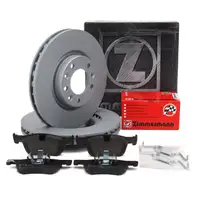 ZIMMERMANN Brake Discs + Brake Pads for CITROEN C4 Grand/Picasso (2 front)