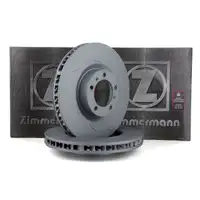 ZIMMERMANN Brake Disc Set for PORSCHE Panamera (970) 3.0 S, 3.6, 4.8 S, 3.0 D (front)