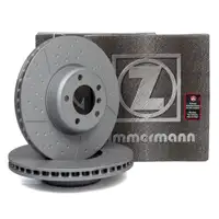 ZIMMERMANN Bremsscheiben Satz f&uuml;r BMW 1er F20 F21 2er F22 F23 3er F30-34 4er F32-36 vorne