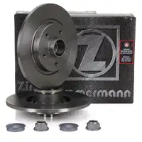 ZIMMERMANN Brake Discs + Wheel Bearing Set for MERCEDES Citan 415 15/16-inch Rear