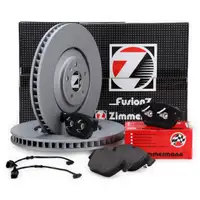 Zimmermann FORMULA Z Bremsscheiben + Bel&auml;ge + Wako f&uuml;r AUDI A8 4H SQ5 8R FY vorne