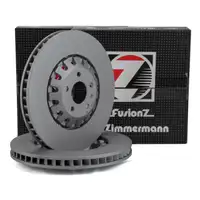 Zimmermann FORMULA Z Bremsscheiben Satz f&uuml;r AUDI A6 C8 A7 4K A8 Q5 Q7 Q8 Touareg CR7 vorne