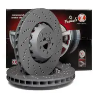 Zimmermann FORMULA Z Bremsscheiben Satz f&uuml;r BMW 5er F10 M5 6er F12 F13 F06 M6 vorne