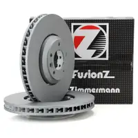 Zimmermann FORMULA Z Brake Disc Set for PORSCHE Cayenne (9PA) PR-1LH (Front)