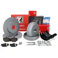 Zimmermann SPORT Brake Discs + Pads + Drums + Shoes for SMART 450 (Front + Rear)