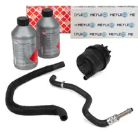 LEMF&Ouml;RDER Ausgleichsbeh&auml;lter + Schl&auml;uche + 2L febi Servo&ouml;l f&uuml;r BMW E39 520-530i E38 728i