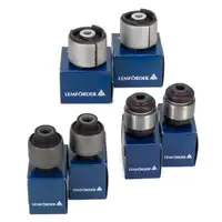 6x LEMF&Ouml;RDER Querlenkerlager Lagerung L&auml;ngslenker f&uuml;r BMW 3er E36 E46 hinten