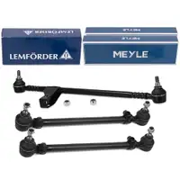 LEMF&Ouml;RDER Steering Column + 2x MEYLE Tie Rods for MERCEDES-BENZ W123 S123 C123 (Front)
