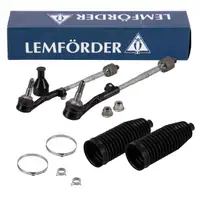 2x LEMF&Ouml;RDER Spurstange + Kopf + Manschette f&uuml;r BMW 1er E81-88 3er E90-93 X1 E84 Z4 vorne