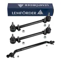 2x LEMF&Ouml;RDER Lenkstange + Spurstange + Spurstangenkopf f&uuml;r BMW 5er E34 vorne