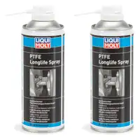 2x 400ml LIQUI MOLY 20971 PTFE Longlife Spray Fettspray Spr&uuml;hfett Schmierfett