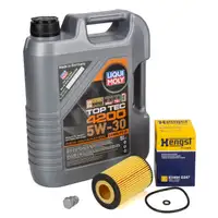 5L LIQUI MOLY TOP TEC 4200 5W30 Motor&ouml;l + HENGST &Ouml;lfilter f&uuml;r VAG 1.6/2.0 TDI 03N115562B