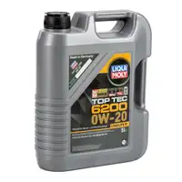HIRSCHER Filterset + 5L LIQUI MOLY 0W-20 Motor&ouml;l f&uuml;r VW Golf 7 8 Passat B8 1.0/1.5 TSI