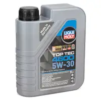 6L LIQUI MOLY TOP TEC 4600 5W-30 Motor&ouml;l + MANN &Ouml;lfilter f&uuml;r OPEL Astra H B 1.7 CDTI