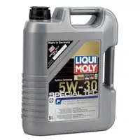 5L LIQUI MOLY 5W-30 + ORIGINAL &Ouml;lfilter f&uuml;r FORD B-/C-Max Fiesta Focus 1.4/1.5/1.6 TDCi