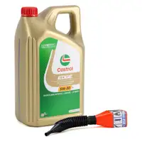 5L 5 Liter CASTROL EDGE 5W-30 LL Motor&ouml;l f&uuml;r BMW LL04 MB 229.31/.51 504/507.00 +Trichter