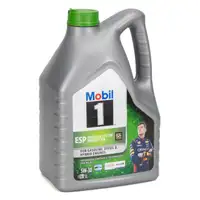 9L 9 Liter Mobil 1 ESP 5W-30 Motor&ouml;l f&uuml;r BMW LL-04 MB 229.31/.51 PORSCHE C30 VW 504/507.00