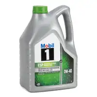 8L 8 Liter Mobil 1 ESP X4 0W-40 Motoröl PORSCHE A40/C40 MB 229.51/52 VW 511.00