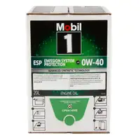 20L 20 Liter Mobil 1 ESP X4 0W-40 Motor&ouml;l PORSCHE A40/C40 MB 229.51/52 VW 511.00