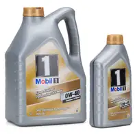 6L 6 Liter Mobil 1 FS 0W-40 Motor&ouml;l &Ouml;l MB 229.3/5 PORSCHE A40 VW 502/505.00