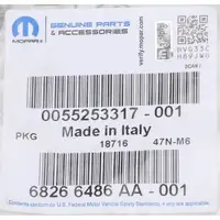 ORIGINAL Fiat MOPAR Tachoantrieb Drehzahlsensor Schaltgetriebe Punto Doblo 55253317