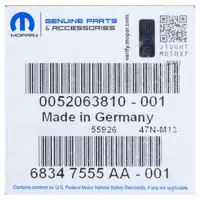 ORIGINAL Fiat Alfa Jeep MOPAR Innenraumfilter 500L 500X Tonale 965 Renegade 52063810