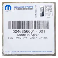 ORIGINAL Fiat MOPAR Keilrippenriemen 500 500C Panda 1.0 Mild Hybrid 46356001