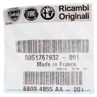 ORIGINAL Fiat MOPAR Kennzeichenleuchte Bravo 2 198 Grande / Punto 199 rechts 51767932