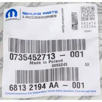 ORIGINAL Fiat Abarth MOPAR L&uuml;ftungsgitter 500 500C 312 500 595 695/C links 735452713