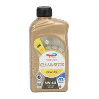 3L 3 Liter ORIGINAL Mopar TOTAL QUARTZ FPW 09 5W-40 Motor&ouml;l ACEA C3 API SN FPW9.5535/09