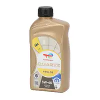3L 3 Liter ORIGINAL Mopar TOTAL QUARTZ FPW 09 5W-40 Motor&ouml;l ACEA C3 API SN FPW9.5535/09